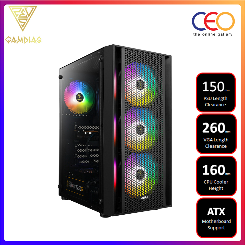 AURA GC2 MID TOWER PC CASE